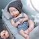 Gileutay 20 inch Full Solid Silicone Reborn Doll Boy Lifelike Reborn Sleeping Newborn Babies Doll That Can Open Mouth