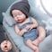 Gileutay 20 inch Full Solid Silicone Reborn Doll Boy Lifelike Reborn Sleeping Newborn Babies Doll That Can Open Mouth