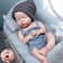 Gileutay 20 inch Full Solid Silicone Reborn Doll Boy Lifelike Reborn Sleeping Newborn Babies Doll That Can Open Mouth