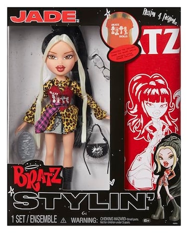 Bratz Stylin Jade Fashion Doll with Customizable TShirt for You and Accessories