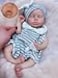 Abenduot 13Inch Full Body Silicone Baby Doll Can Open Mouth Realistic Silicone Newborn Baby Boy Dolls Anatomically Correct