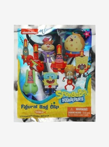 BoxLunch Spongebob Squarepants Characters Series 6 Blind Bag Figural Bag Clip