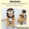 OLLULL Baby Lion Costumes Unisex Toddler Outfit Halloween Dress Up Romper 1218 Months