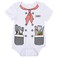 LENSOUS Paddy Field Baby Girls Boys Chef Costume Bodysuit Chef 1218 Months