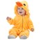 MICHLEY Unisex Baby Romper Winter and Autumn Flannel Jumpsuit Animal Cosplay Outfits Duck 70cm25months