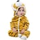 MICHLEY Unisex Baby Winter Hooded Romper Flannel Panda Style Cosplay Clothes 80cm612monthsTiger