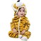 MICHLEY Unisex Baby Winter Hooded Romper Flannel Panda Style Cosplay Clothes 70cm25monthsTiger