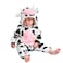 QZERPLAY Unisex Cow Halloween Costumes Cartoon Outfit Romper 120