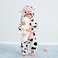 QZERPLAY Unisex Cow Halloween Costumes Cartoon Outfit Romper 120