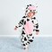 QZERPLAY Unisex Cow Halloween Costumes Cartoon Outfit Romper 120
