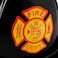Dress Up America Firefighter Helmet Firemans Hat for Kids Firefighter Costume Accessory One Size Fits Most Black