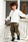 Bbalizko Boys Medieval Pirate Costume Shirt Kids Medieval Renaissance Ruffled Long Sleeve Halloween Scottish Jacobite Tops
