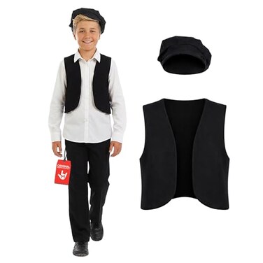 fun shack Victorian Boy Costume Kids Victorian Costume Boys Regency Costume Halloween Costumes for Boys Medium