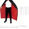 Gardeningwill Double Face 55 Red Black Hooded Halloween Easter Christmas Cloak Goth Vampire Priate Costume Cape