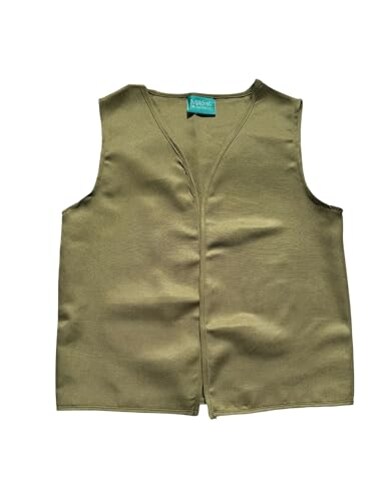 Making Believe Boys Peasant Costume Vest Small 46 KhakiOlive
