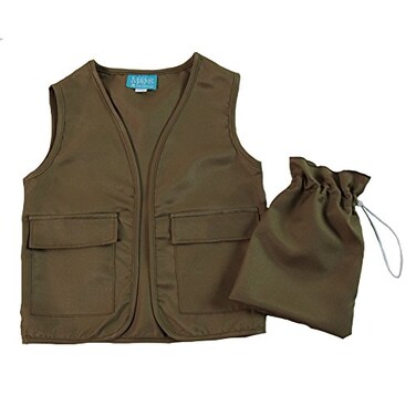 Making Believe Boys Vest Toy Bag Set Size 58 Years Khaki Olive Polyester