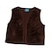 Making Believe Kids Unisex Brown Victorian Waistcoat Vest ML