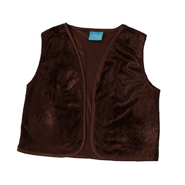 Making Believe Kids Unisex Brown Victorian Waistcoat Vest ML