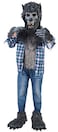 Spooktacular Creations Boy Howling Werewolf Costume with Mask Halloween Costume for Kids Wolf Outfit KidsBlue