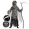 Spooktacular Creations Child Unisex Grim Reaper Costume Halloween Costume with Glowing Red Eyes for Kids TrickorTreatingM810yr