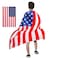 Ankelesz American Flag Costume Cape USA Flag for 4th of July Independence Day Celebration