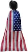 Ankelesz American Flag Costume Cape USA Flag for 4th of July Independence Day Celebration