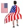 Ankelesz American Flag Costume Cape USA Flag for 4th of July Independence Day Celebration