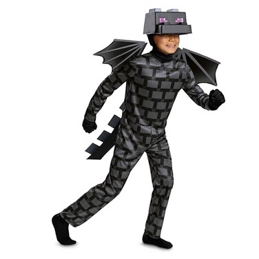 Disguise Ender Dragon Costume Official Deluxe Minecraft Costume for Kids with Headpiece and Armor Child Size 1012