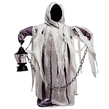 DSplay Boys Ghost Costume Hood Robe for Halloween Party 46Y