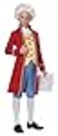 California Costumes Classical Composer Costume Kids Medium RedGold