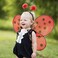 Great Pretenders Ladybug Wings with Headband RedBlack One Size