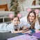 HEYFIZZ 3 Pcs Mouse Ears Headband Costume Accessories SetGrey Pink Rat Ears HeadbandBow TieTail for Kids