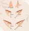 Kbraveo 10 Pair Fairy Pixie Elf Ears Latex Fairy Pixie Elf Cosplay Ears for Cosplay Halloween Christmas Any Themed Party