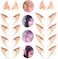 Kbraveo 10 Pair Fairy Pixie Elf Ears Latex Fairy Pixie Elf Cosplay Ears for Cosplay Halloween Christmas Any Themed Party