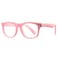 Pro Acme TPEE Rubber Flexible Kids Nerd Glasses Clear Lens Geek Fake for Costume Age 310 All Pink