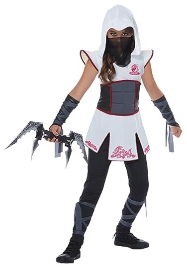 California Costumes Fearless Ninja Girls Costume XLarge