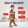 Dress Up America Fireman Costume for Kids Role Play Firefighter Costume