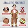 Dress Up America Fireman Costume for Kids Role Play Firefighter Costume