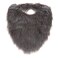 Funny Party Hats with Pirate Beard and Mustache Grey
