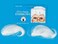 Rubies Costume Deluxe Santa Eyebrows White One Size