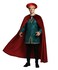 CozofLuv Halloween Costume King Prince Hat King Cape Red Hat Red Cape