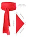 Didaey 5 Pcs Captain Pirate Costume Accessories Set Pirate Eye Patch Large Sash Headband Necklace Earring for Women MenRed