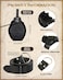 LEIFIDE 2 Pcs Renaissance Belt Pouch Medieval Viking Pirate Leather Pouch Bag Embossed Costume AccessoriesBlackFancy
