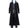 BITSEACOCO Mens Vintage Victorian Steampunk Jacket Gothic Renaissance Medieval Frock Coat Cosplay Halloween Costume Tailcoat black L