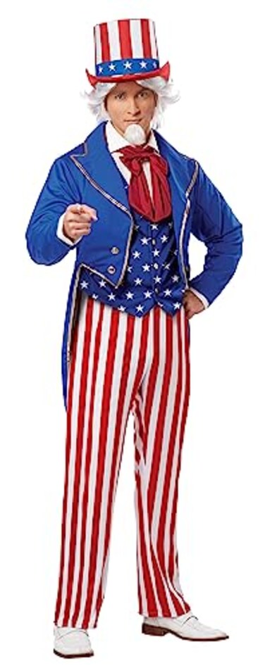 California Costumes Deluxe Uncle Sam Costume Medium