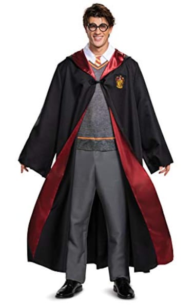 Disguise Harry Potter Deluxe Adult Costume Black Red XL 4246