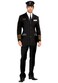 Dreamgirl Mile High Pilot Hugh Jordan Dress Black Medium