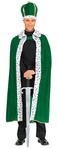 Forum Novelties Mens King Robe and Crown Green One Size