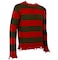 Keuixvm Mens Freddy Sweater Halloween Cosplay Knitted Striped Costume Large Mens