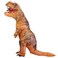 Lulu Home Halloween Dinosaur Costume Inflatable TRex Dinosaur Costume for Adults Brown 75FT